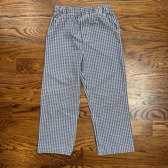 Bailey Boys Navy and White Classic Checkered Pants with Pockets Size 2T-3T - Picture 1 of 9